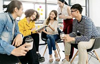 チームワークのイラスト